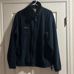 Columbia Black Full-Zip Fleece Jacket
